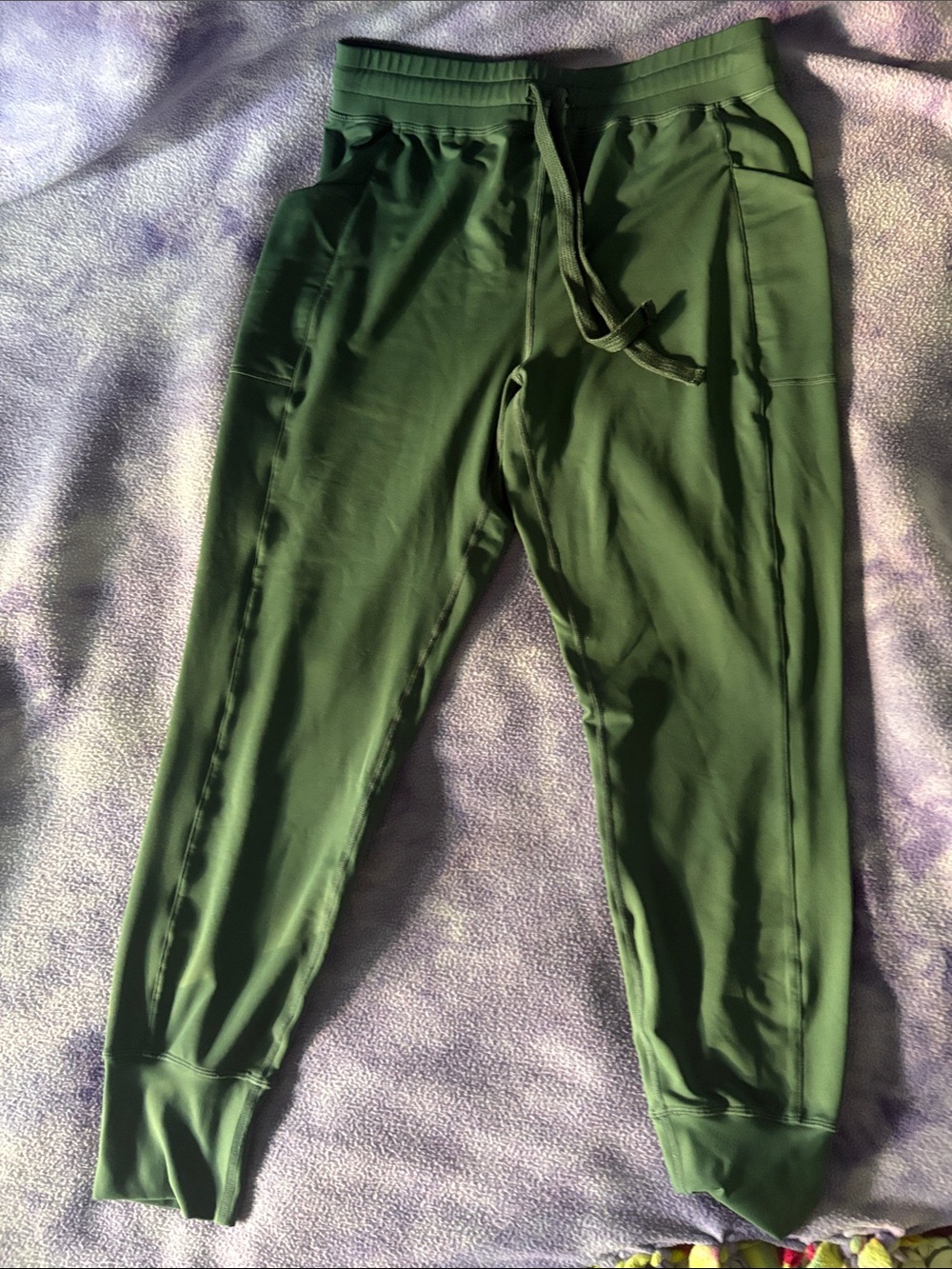 Fabletics Olive Green Jogger Track Pants